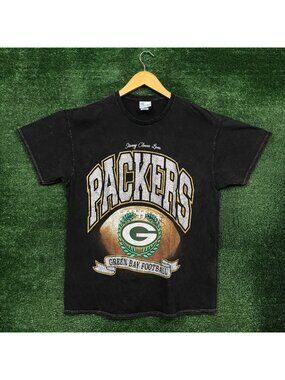 NFL Franchise NFC North Green Bay Packers Mineral Wash T-Shirt Size Large